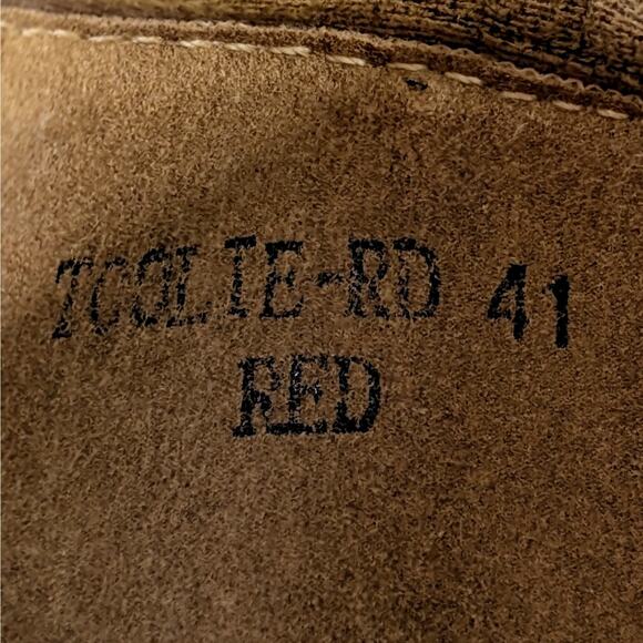 Spring Step Shoes L'Artiste Toolie Womens 41 Red Heels Leather D'Orsay Mary Jane - Picture 3 of 16